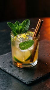 Spiced Autumn Mojito