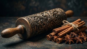 Spiced Vintage Rolling Pin