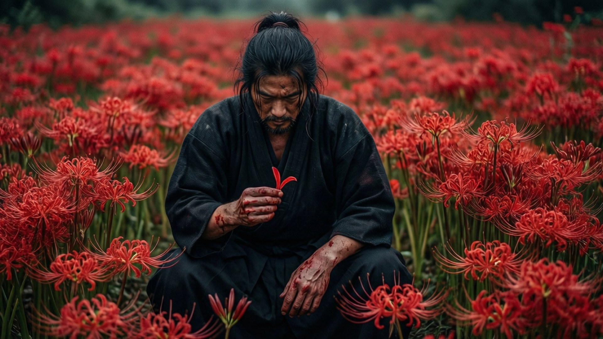 Spider Lily Grief by Wallpapers.art Studio