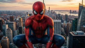 Spider-Man City Sunset