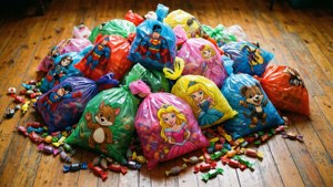 Spilled Bags on Floor