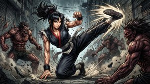 Spin Kick Assault