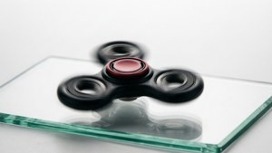 Spinning Black Spinner