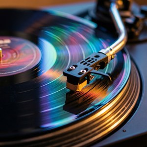 Spinning Vinyl Macro
