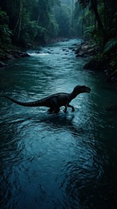 Spinosaurus River Wading