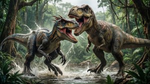 Spinosaurus vs T-Rex