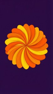 Spiral Flower SVG
