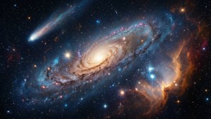 Spiral Galaxy Star