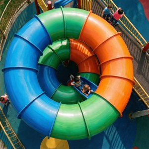 Spiral Slide Top View