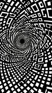 Spiral Square Illusion