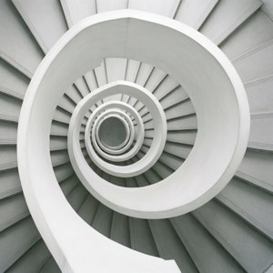 Spiral Staircase White