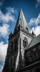Spire Against Sky