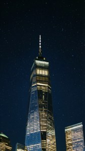 Spire Under Stars