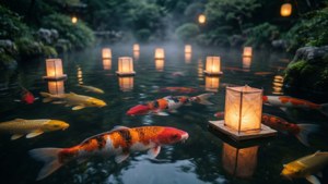 Spiritual Lantern Koi
