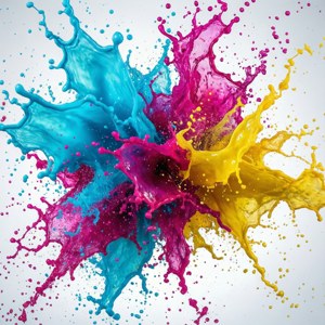 Splash Explosion CMYK
