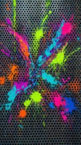 Splatter Metal Art