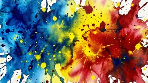 Splatter Ombre Art