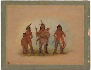 Spokan Chief, Two Warriors, and a Boy
