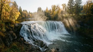 Spokane Falls Autumn Glow