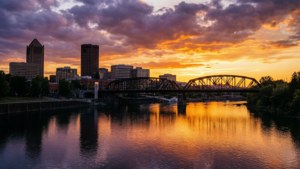 Spokane Sunset Panorama