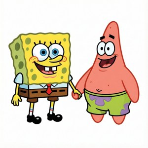SpongeBob Patrick Vector