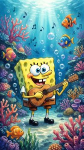 SpongeBob Ukulele Serenade