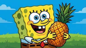 SpongeBob with Pineapple