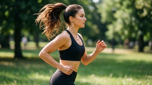 Sporty Ponytail Run