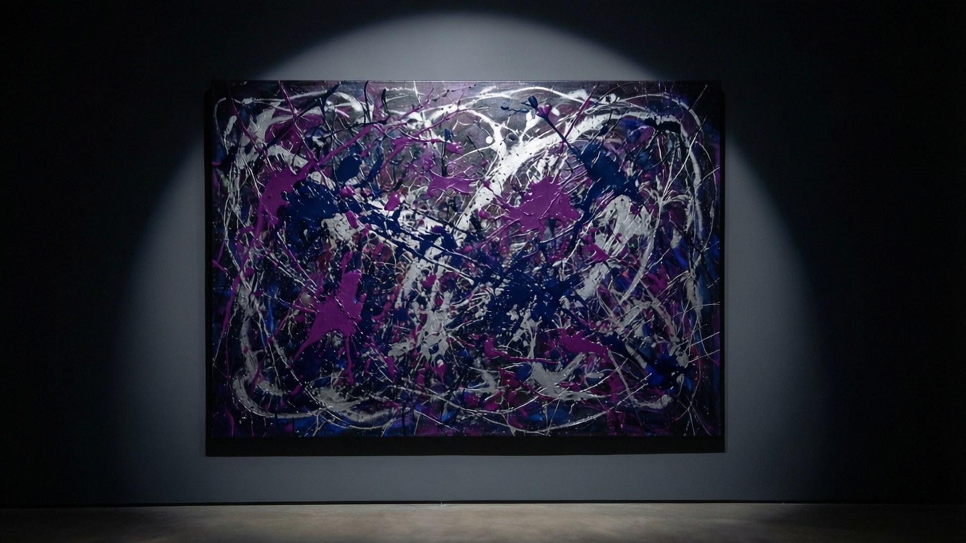 Spotlight on Purple by Wallpapers.art Studio