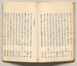 Spread Fifteen from Volume Seven of People of Japan in Light Verse (Kyōka)