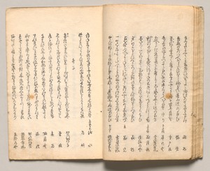 Spread Fourteen from Volume Two of People of Japan in Light Verse (Kyōka)