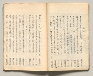 Spread Nine from Volume Six of People of Japan in Light Verse (Kyōka)