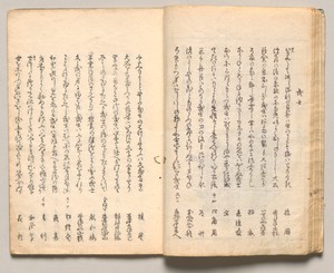 Spread Nine from Volume Two of People of Japan in Light Verse (Kyōka)