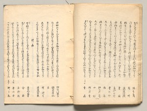 Spread Twenty from Volume Four of People of Japan in Light Verse (Kyōka)