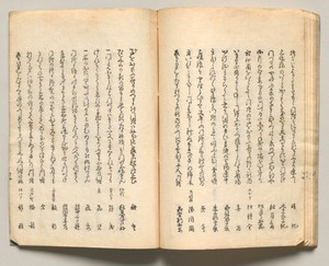 Spread Twenty-Two from Volume Three of People of Japan in Light Verse (Kyōka)