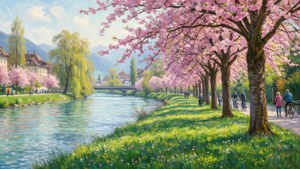 Spring Along the Aare