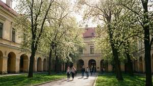Spring at Vilnius University