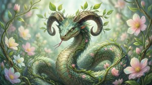 Spring Blossom Serpent