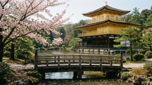 Spring Blossoms and Gold
