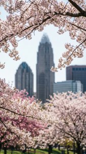 Spring Blossoms City