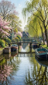 Spring Canal in Lelystad