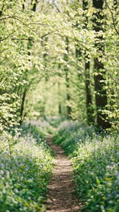 Spring Forest Path