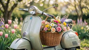 Spring Garden Vespa