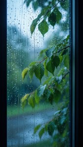 Spring Rain Window