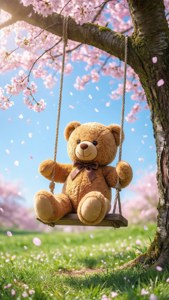 Spring Swing Teddy