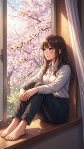 Spring Window Gaze