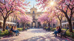 Springtime Plaza