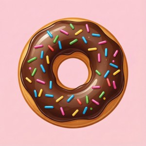 Sprinkle Donut SVG