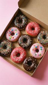 Sprinkled Donut Box