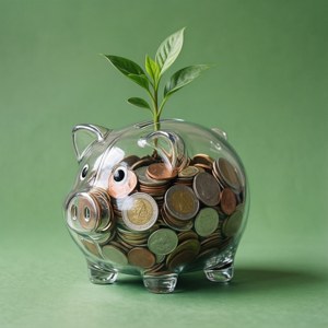 Sprouting Piggy Bank